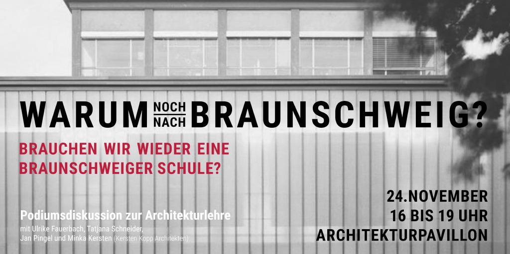 Podiumsdiskussion „Warum noch/nach Braunschweig?“